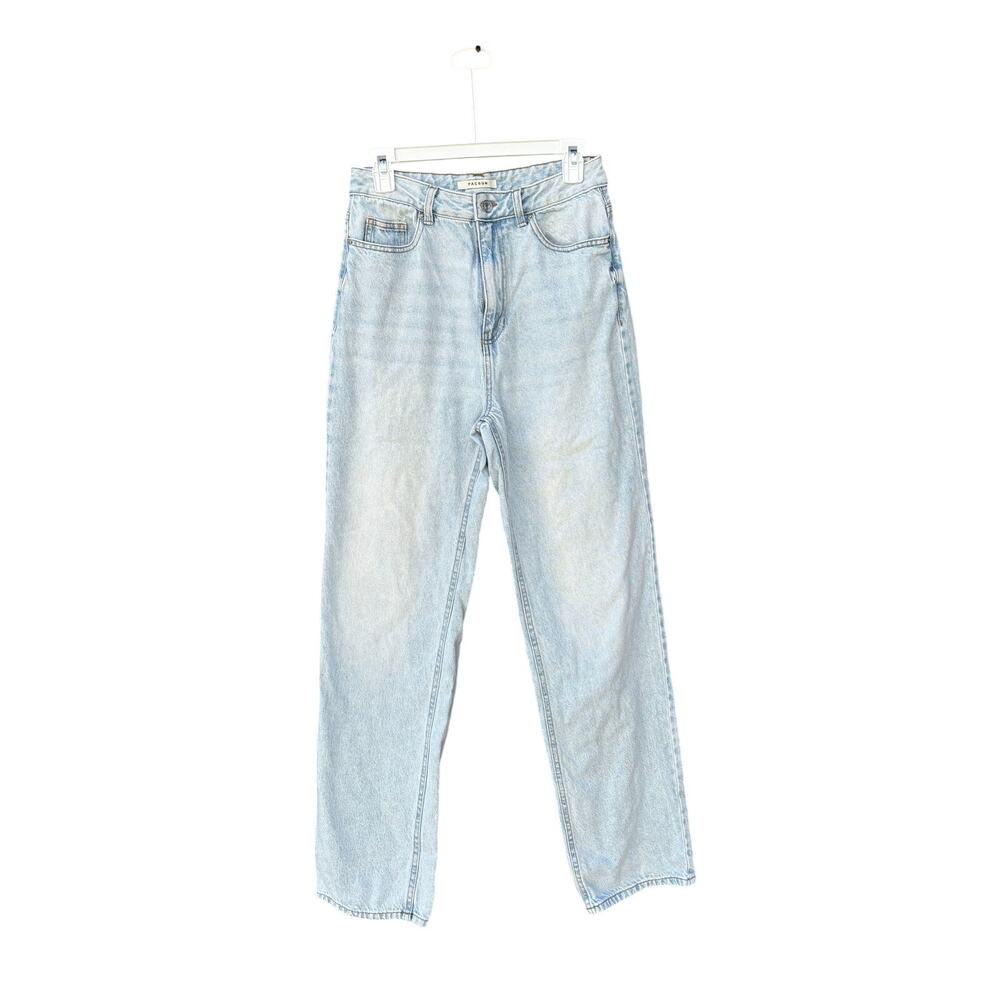 PacSun High Rise Straight Leg Jeans Women 28x31 Light Wash Denim Blue - Picture 2 of 10